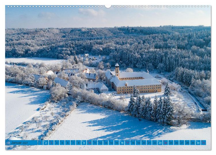 Produktbild: Augsburg und Umgebung (Wandkalender 2027 DIN A2 quer), CALVENDO Monatskalender