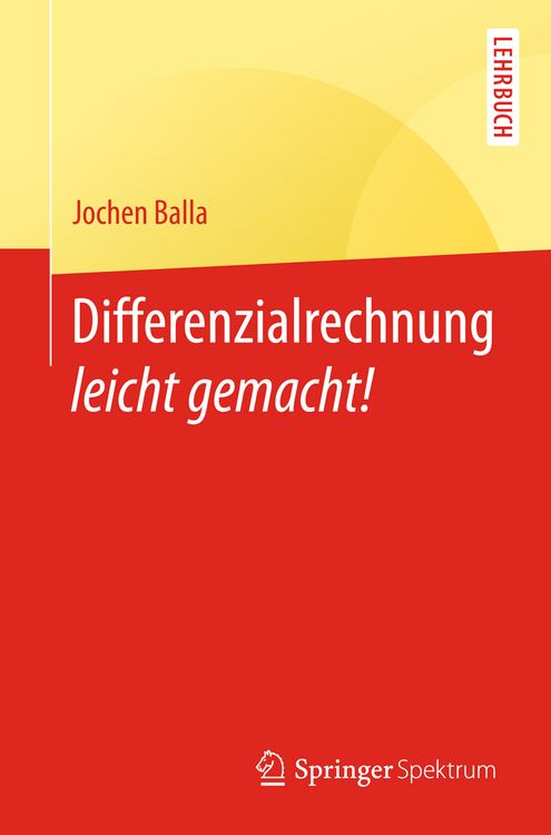Produktbild: Differenzialrechnung leicht gemacht!