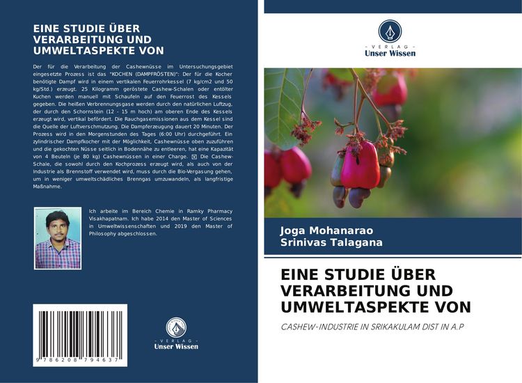 Produktbild: Eine Studie &uuml;ber Verarbeitung und Umweltaspekte von