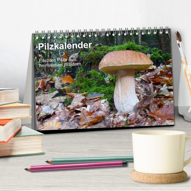 Produktbild: Pilzkalender (Tischkalender 2026 DIN A5 quer), CALVENDO Monatskalender