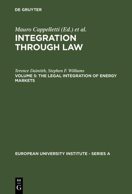 Produktbild: The Legal Integration of Energy Markets