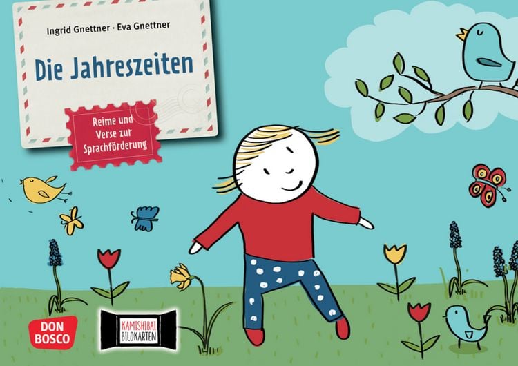 Produktbild: Die Jahreszeiten. Kamishibai Bildkartenset