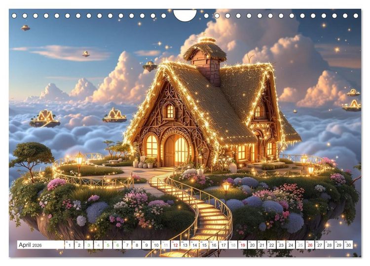 Produktbild: Futuristisches Landleben (Wandkalender 2026 DIN A4 quer), CALVENDO Monatskalender