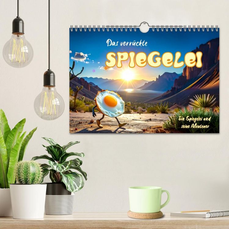 Produktbild: Das verr&uuml;ckte Spiegelei (Wandkalender 2027 DIN A4 quer), CALVENDO Monatskalender