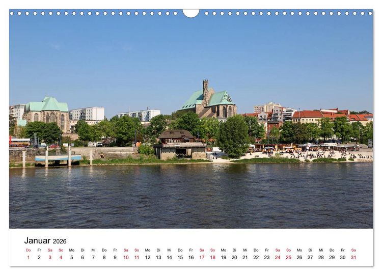 Produktbild: Magdeburg &ndash; meine Stadt (Wandkalender 2026 DIN A3 quer), CALVENDO Monatskalender