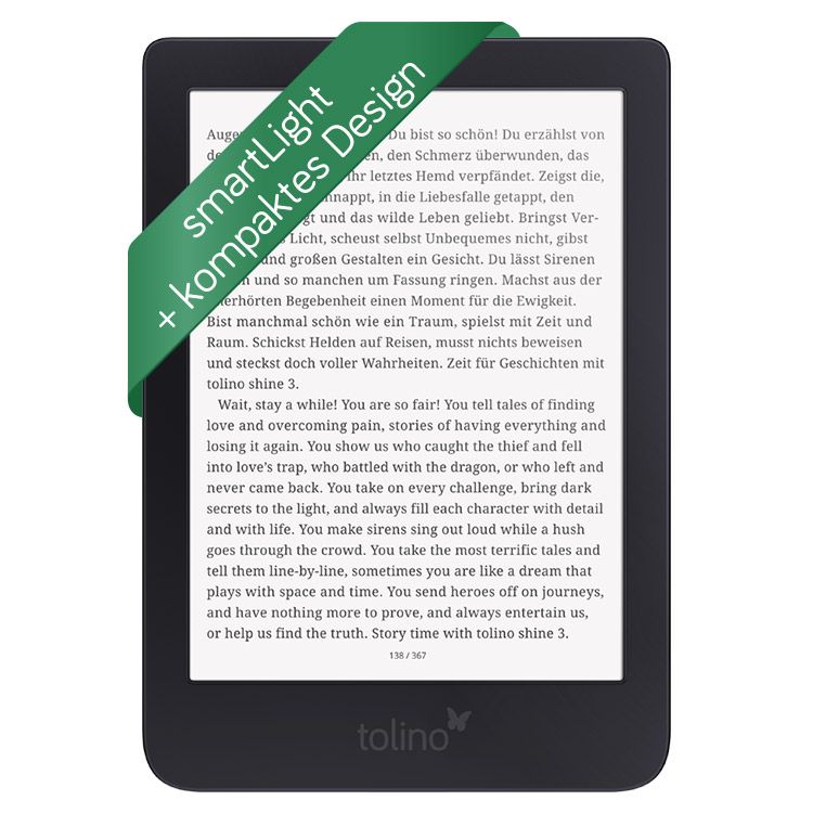Produktbild: eReader tolino shine 3