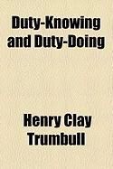 Produktbild: Duty-Knowing and Duty-Doing