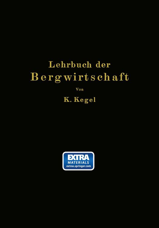 Produktbild: Lehrbuch der Bergwirtschaft