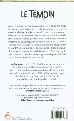 Produktbild: Le t&eacute;moin