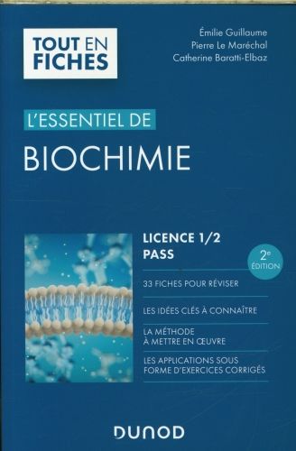 Produktbild: L'essentiel de biochimie : licence 1, 2, Pass