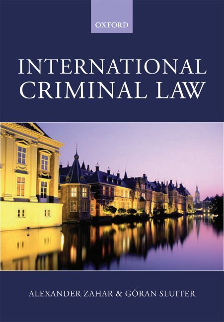 Produktbild: Zahar, A: International Criminal Law