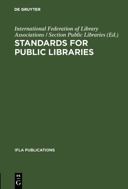 Produktbild: Standards for public libraries