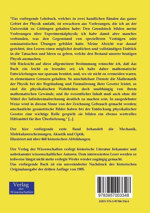 Produktbild: Lehrbuch der Physik zu eigenem Studium und zum Gebrauche bei Vorlesungen