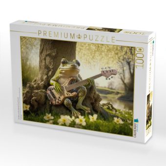 Produktbild: CALVENDO Puzzle Ein Motiv aus dem Kalender Frosch Konzert | 1000 Teile Lege-Gr&ouml;&szlig;e 64x48cm Foto-Puzzle f&uuml;r gl&uuml;ckliche Stunden