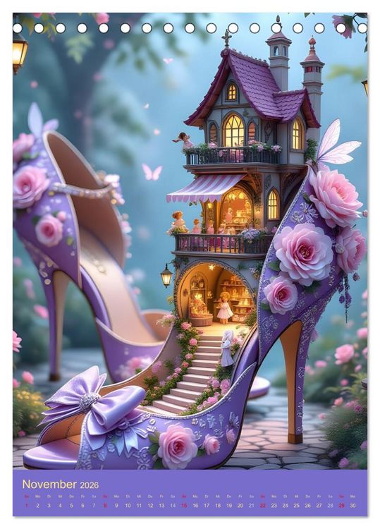 Produktbild: High-Heel-Visionen (Tischkalender 2026 DIN A5 hoch), CALVENDO Monatskalender