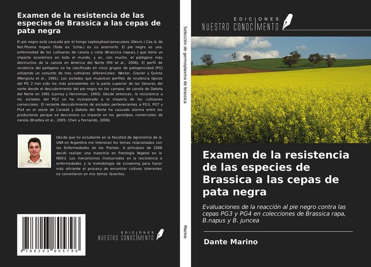 Produktbild: Examen de la resistencia de las especies de Brassica a las cepas de pata negra