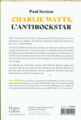 Produktbild: Charlie Watts, l'anti rockstar