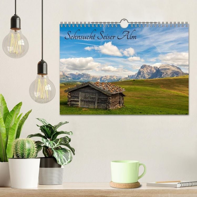 Produktbild: Sehnsucht Seiser Alm (Wandkalender 2027 DIN A4 quer), CALVENDO Monatskalender