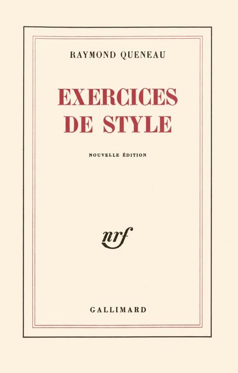 Produktbild: Exercices de style