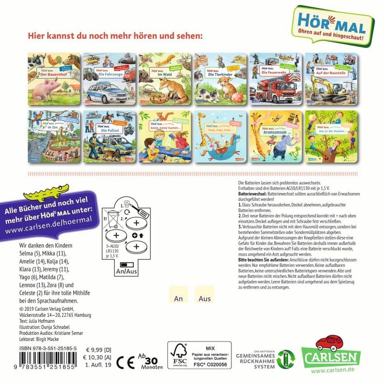 Produktbild: H&ouml;r mal (Soundbuch): Wimmelbuch: Im Kindergarten
