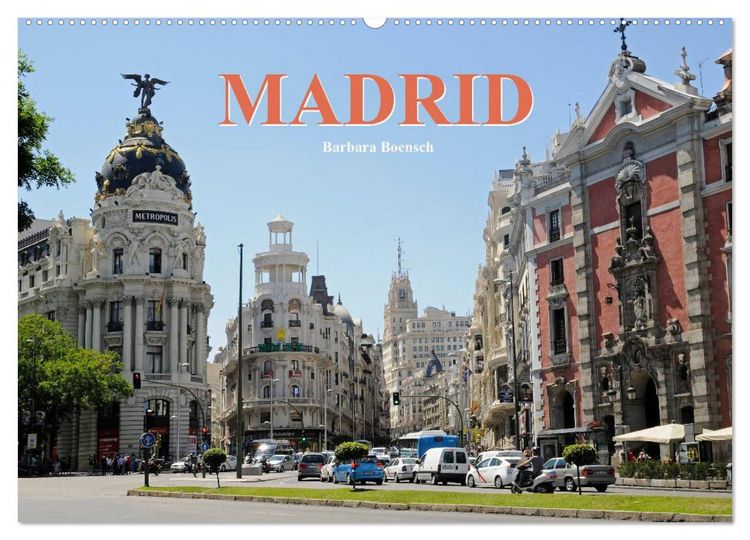 Produktbild: Madrid (Wandkalender 2026 DIN A2 quer), CALVENDO Monatskalender