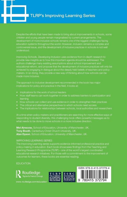 Produktbild: Improving Schools, Developing Inclusion