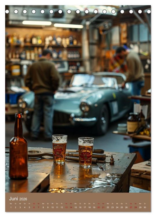 Produktbild: Bier-Liebe Von den Ahnen zu uns (Tischkalender 2026 DIN A5 hoch), CALVENDO Monatskalender