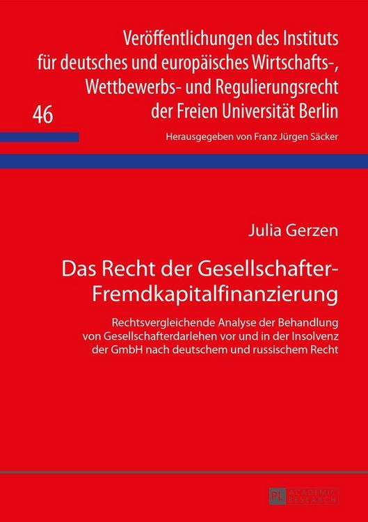 Produktbild: Das Recht der Gesellschafter-Fremdkapitalfinanzierung