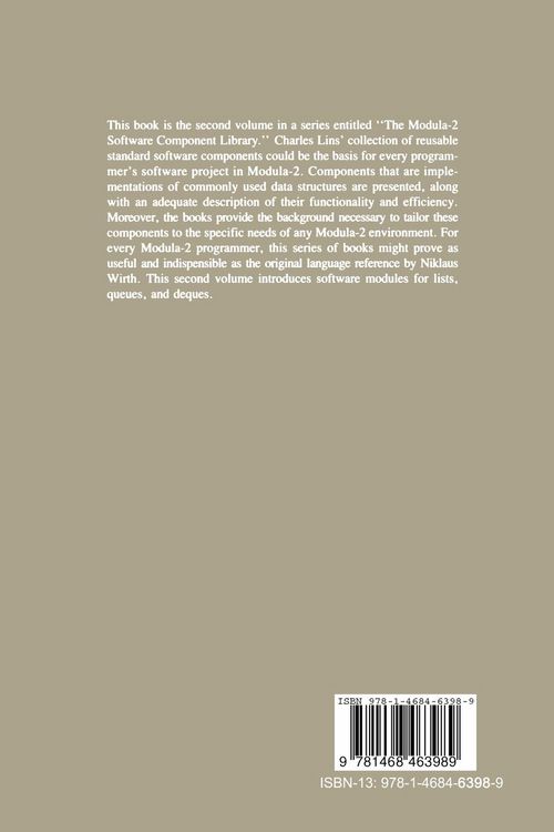 Produktbild: The Modula-2 Software Component Library