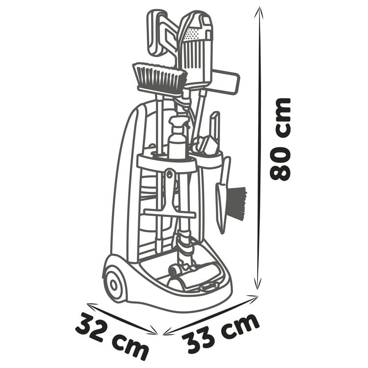 Produktbild: Smoby Rowenta Reinigungstrolley
