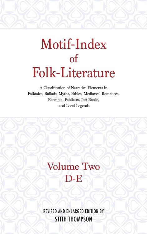 Produktbild: Motif-Index of Folk-Literature, Volume 2