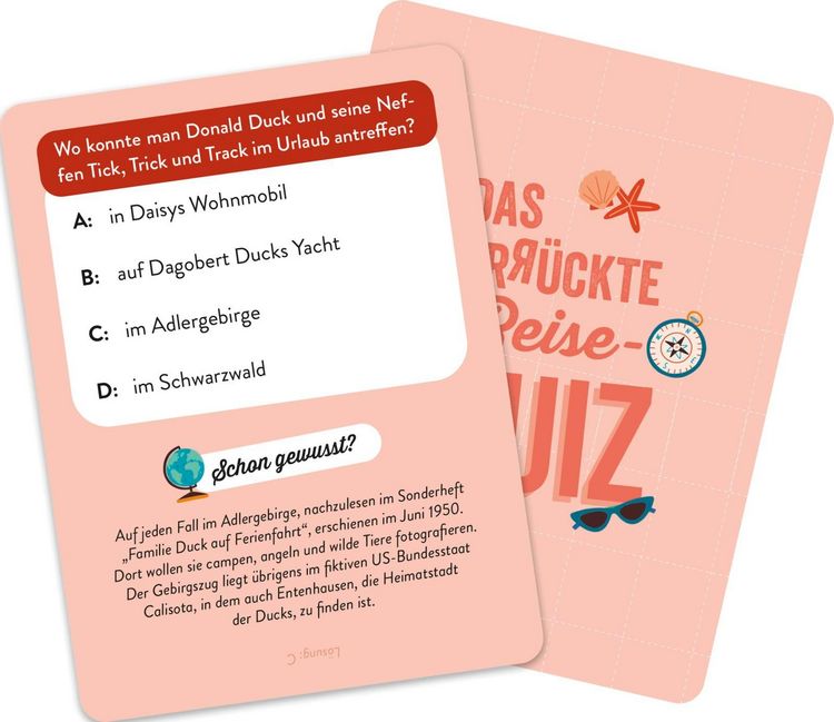 Produktbild: Das verr&uuml;ckte Reise-Quiz