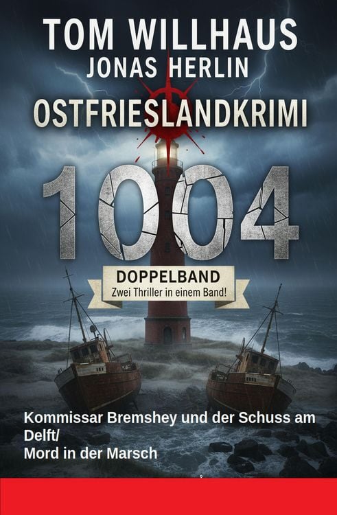 Produktbild: Ostfrieslandkrimi Doppelband 1004: Kommissar Bremshey und der Schuss am Delft/Mord in der Marsch