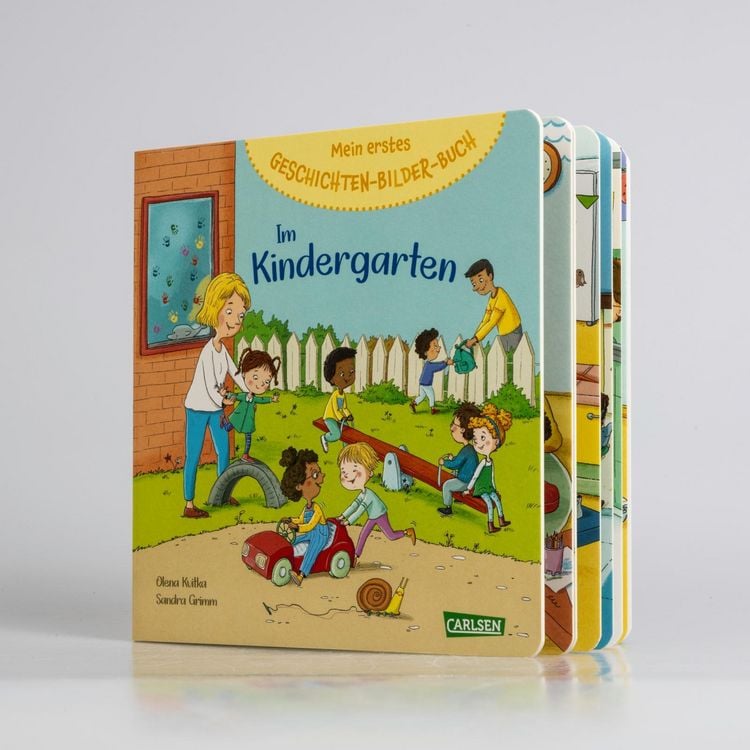 Produktbild: Mein erstes Geschichten-Bilder-Buch: Im Kindergarten