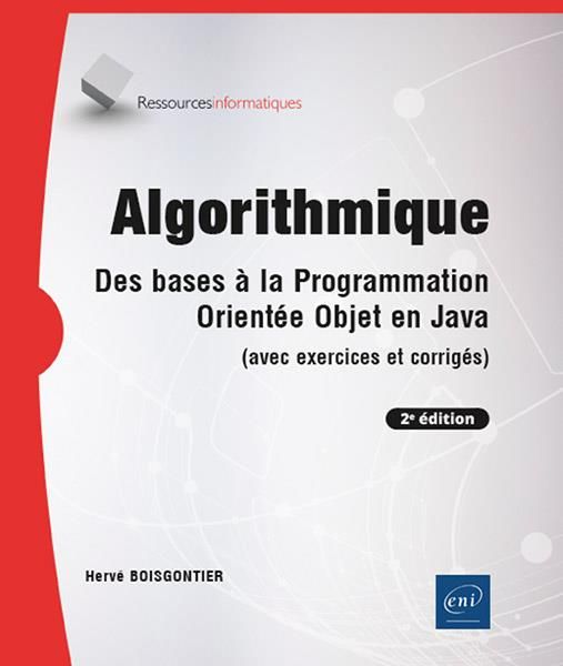 Produktbild: Algorithmique : Des bases &agrave; la programmation orient&eacute;e objet en Java