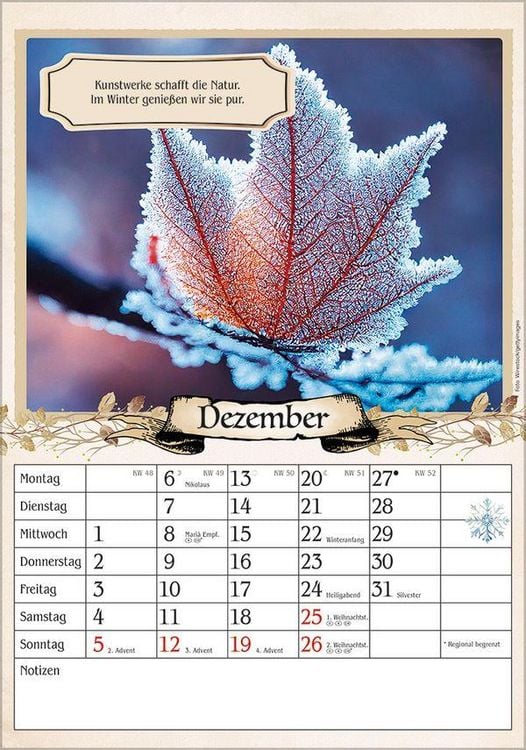 Produktbild: Kalender f&uuml;r Rentner 2027