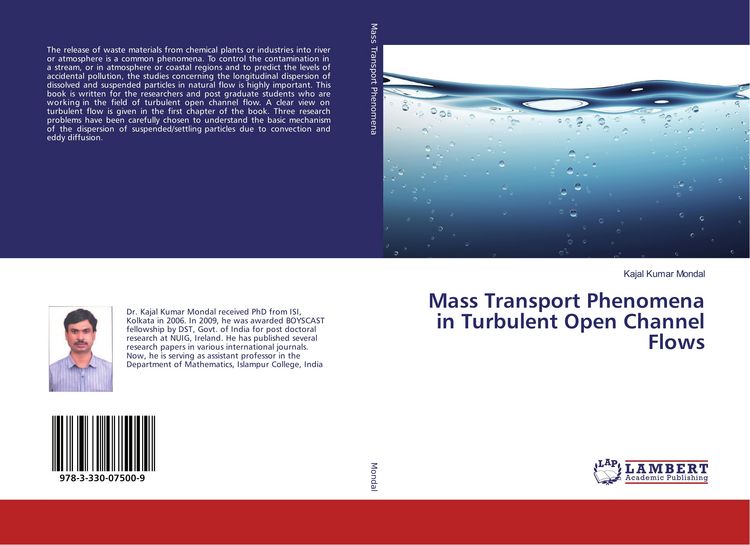Produktbild: Mass Transport Phenomena in Turbulent Open Channel Flows