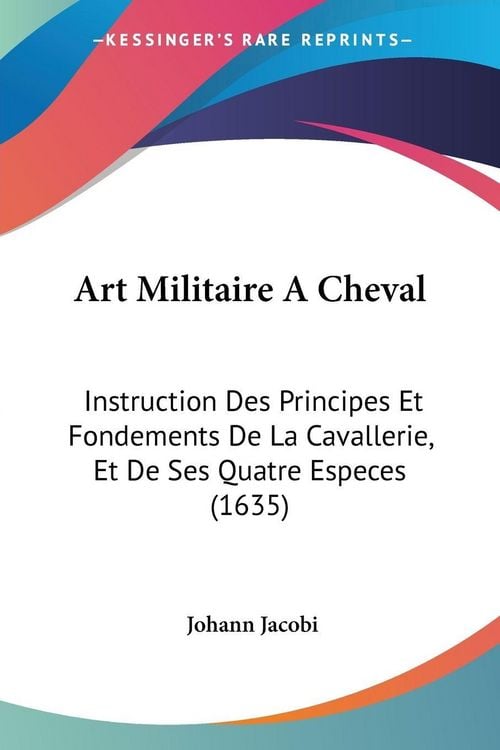 Produktbild: Jacobi, J: Art Militaire A&nbsp;Cheval