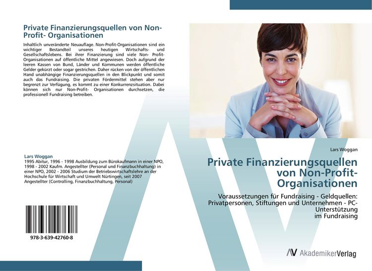 Produktbild: Private Finanzierungsquellen von Non-Profit- Organisationen