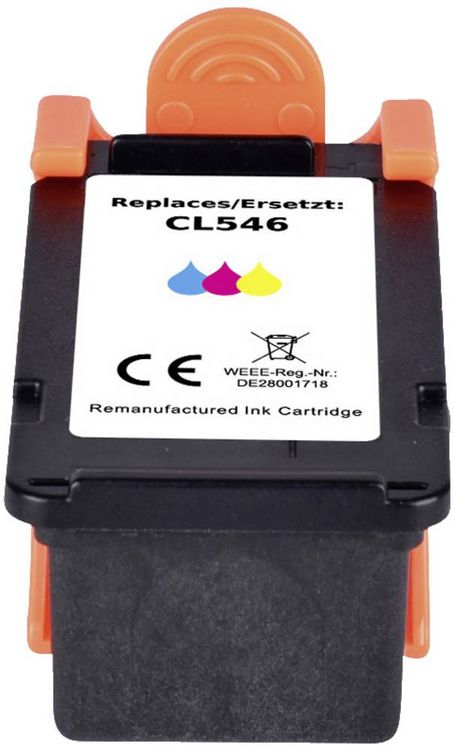 Produktbild: Renkforce Druckerpatrone ersetzt Canon CL-546C XL, CL-546M XL, CL-546Y XL Kompatibel Cyan, Magenta, Gelb RF-5655904