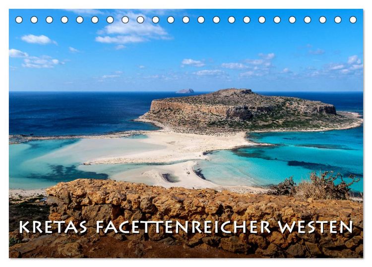 Produktbild: Kretas facettenreicher Westen (Tischkalender 2026 DIN A5 quer), CALVENDO Monatskalender