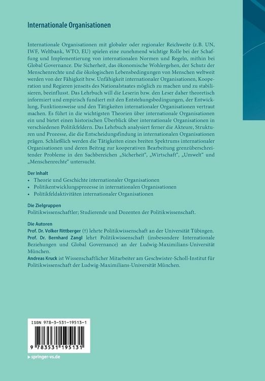 Produktbild: Internationale Organisationen