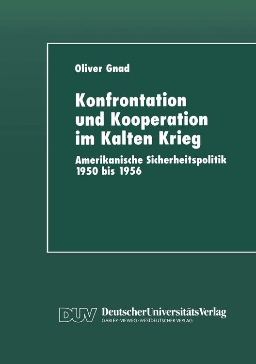 Produktbild: Konfrontation und Kooperation im Kalten Krieg