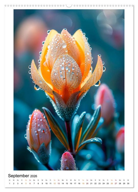 Produktbild: Bl&uuml;ten traumhaft (hochwertiger Premium Wandkalender 2026 DIN A2 hoch), Kunstdruck in Hochglanz