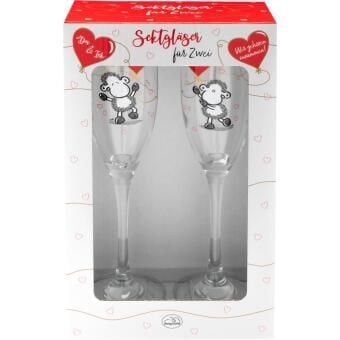 Produktbild: Sektglas Set "Du & Ich"