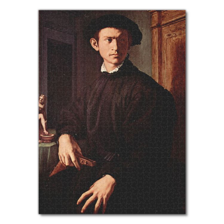 Produktbild: Lais Puzzle Angelo Bronzino - Portr&auml;t eines jungen Mannes mit Laute 1000 Teile