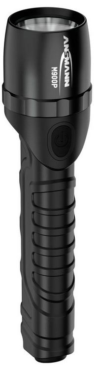 Produktbild: Ansmann M900P 1600-0162 LED Taschenlampe mit Handschlaufe batteriebetrieben 930lm 187g
