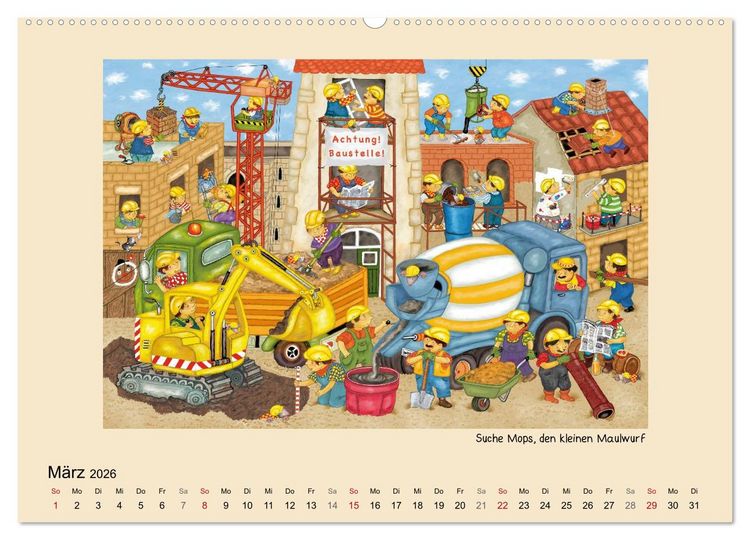 Produktbild: Wimmelbilder (Wandkalender 2026 DIN A2 quer), CALVENDO Monatskalender