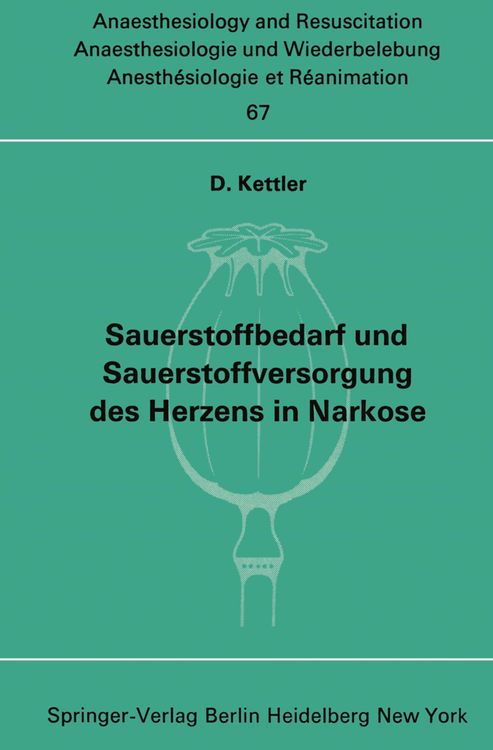 Produktbild: Sauerstoffbedarf und Sauerstoffversorgung des Herzens in Narkose