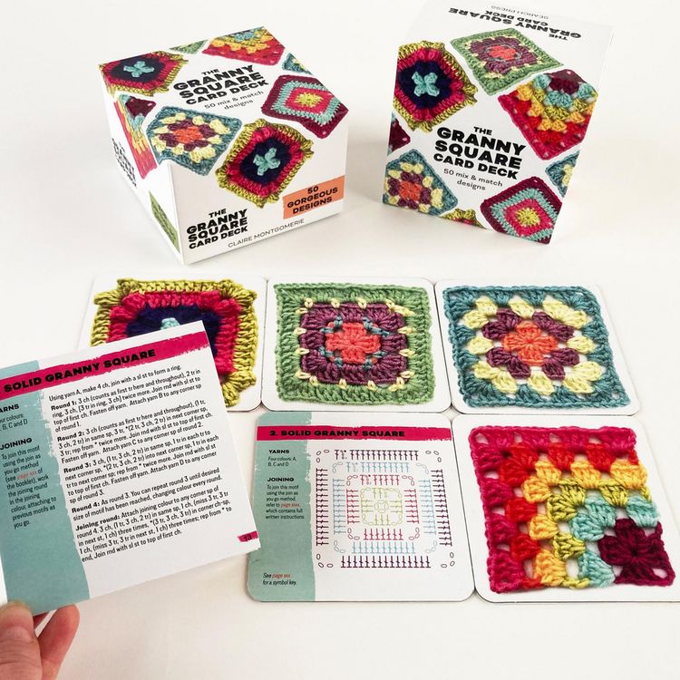 Produktbild: Granny Square H&auml;kel-Karten (Deutsche Ausgabe)